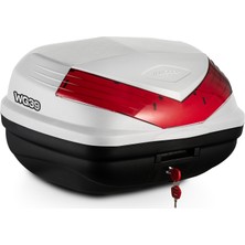 Wogen WG39 Arka Çanta 39 L Basic (Beyaz) + Wogen Karbon Dizlik Hediye