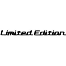 Limited Edition Sticker (Oto-Motor-Laptop-Duvar-Dekor) 10 x 1 cm