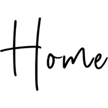 Home Sticker (Oto-Motor-Laptop-Duvar-Dekor) 20 x 14 cm