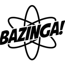 Bazinga 369 Sticker Araba Oto Arma Duvar Çıkartma 20 cm