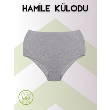Dominant %95 Pamuk %5 Elastan Toparlayıcı Hamile Külodu Siyah Renk 4'lü Paket