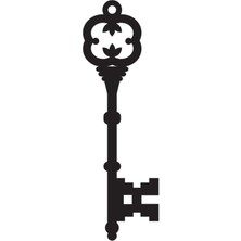 Tarihi Anahtar Desen Model 9 Oto Özel Yeni Sticker 10 x 31 cm