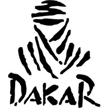 Dakar Sticker (Oto-Motor-Laptop-Duvar-Dekor) 20 x 24 cm