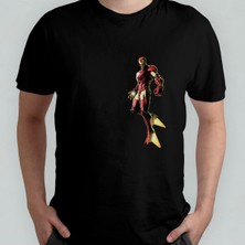 Iron Man / Demir Adam %100 Pamuklu Bisiklet Yaka T-Shirt Model - 2