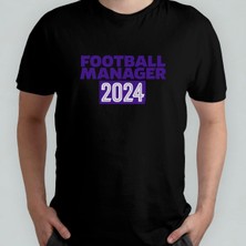 Football Manager 2024 - Fm 2024 %100 Pamuklu Bisiklet Yaka T-Shirt Model - 4