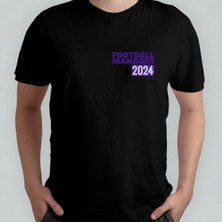 Football Manager 2024 - Fm 2024 %100 Pamuklu Bisiklet Yaka T-Shirt Model - 2