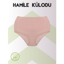 Dominant %95 Pamuk %5 Elastan Toparlayıcı Hamile Külodu Siyah Renk 4'lü Paket