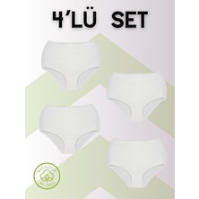 Dominant %95 Pamuk %5 Elastan Toparlayıcı Hamile Külodu Siyah Renk 4'lü Paket