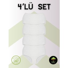 Dominant %95 Pamuk %5 Elastan Toparlayıcı Hamile Külodu Siyah Renk 4'lü Paket
