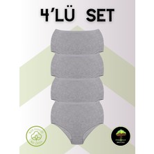 Dominant %95 Pamuk %5 Elastan Toparlayıcı Hamile Külodu Siyah Renk 4'lü Paket
