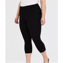 Capri Büyük Beden Kadın Tayt