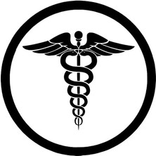 Doktor Logosu Sticker (Oto-Motor-Laptop-Duvar-Dekor) 20 x 20 cm