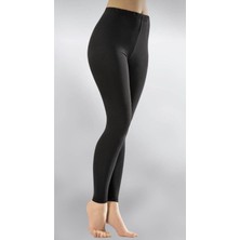 Kadın Penye Belden Lastikli Tayt