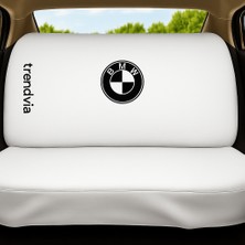 Bmw Beyaz Ön ve Arka Koltuk Kılıfı Takımı Penye Oto Kılıf Servis Tipi Uyumlu