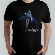 Genshin Impact Ororon Unisex %100 Pamuklu Bisiklet Yaka T-Shirt