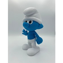 Şirinler Figürü - 20 cm Dekoratif Biblo, Smurf
