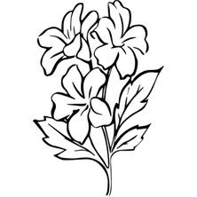 Çiçek Buketi Sticker (Oto-Motor-Laptop-Duvar-Dekor) 10 x 14 cm