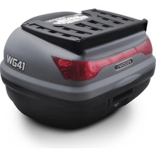 Wogen WG41 Arka Çanta 41 L Sırt Dayamalı Premium (Nardo Gri) + Wogen Karbon Dizlik Hediye