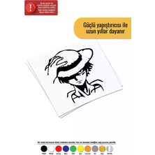 One Piece Monkey - Araç, Oto, Laptop, Duvar Uyumlu Sticker 10*11 cm