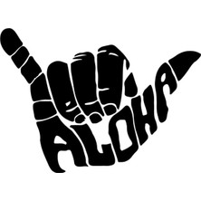 Aloha El Illustration Sticker 10 x 7 cm