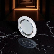 6W Zebra LED Armatür (Beyaz-Krom) 3 Renk CT-5257
