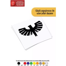 Geometrik Kartal Sticker Oto Motor Laptop Duvar Folyo Sticker 60 x 48 cm