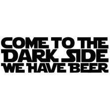 Star Wars Come To The Dark Side Sticker Oto Motor Laptop Duvar Folyo Sticker 40X12 cm