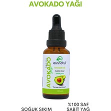 Einnatur Avokado Yağı, 30 Ml, Soğuk Sıkım, %100 Saf Sabit Yağ
