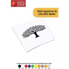Çok Yapraklı Ağaç - Araç, Oto, Laptop, Duvar Uyumlu Sticker 20*14 cm