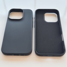 Pirok Store İphone 16 Pro  İle Uyumlu İçi Kadife Esnek  Silikon Lansman Kılıf
