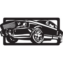Klasik Arabalar Model 12 Oto Sticker 30 x 12 cm