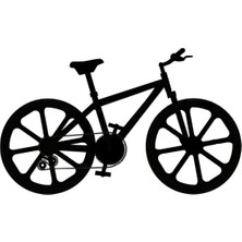 Bisiklet Oto Motor Laptop Duvar Folyo Sticker (Tip 2) 25X15 cm