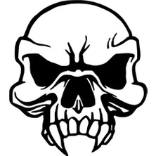 Maymun Kurukafa Sticker Oto Motor Laptop Duvar Folyo Sticker 15X16 cm