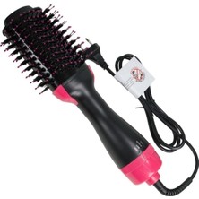 Serenity Haven Siyah Saç Düzleştirici ve Şekillendirici Fön Fırçası Tarak