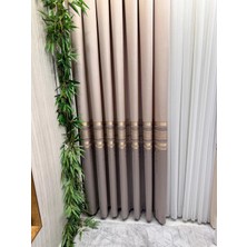 Nivemeshome Beyzade FT614338 V-5202 Vizon 1/3 Sık Pileli Fon Perde Apm