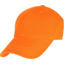 Eleven Markets Düz Turuncu Gabardin Spor Şapka Spor Cap