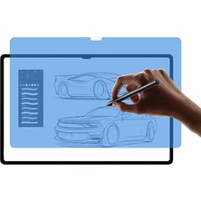 Galaxy Tab S10 Ultra Uyumlu Tknc Paper-Like Ekran Koruyucu-Renksiz
