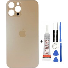 Iphone 12 Pro Arka Kapak Cam +Yapıştırıcı B700 + Tamir Seti -