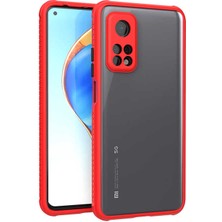 Xiaomi Mi 10T Pro 5g Kılıf ​​tknc Kaff Kapak-Kırmızı