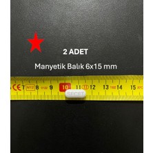Manyetik Balık 6X15 mm - Boy:15 mm - Çap:6 mm ( 2 Adet/pk )