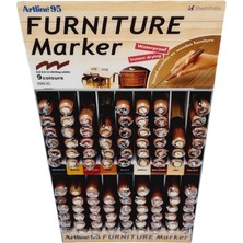 Ahşap Rötuş Kalemi | Mobilya Tamiri ve Rötuş Boyası  Ceviz - Walnut (EK95)