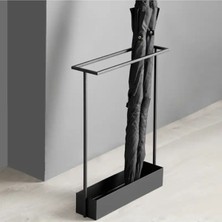 Siyah Şemsiye Tutucu, Şemsiye Saklama Alanı, Pratik ve Şık Tasarım