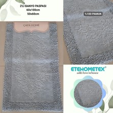 Çapa Home Pamuk 2'li Banyo Paspası