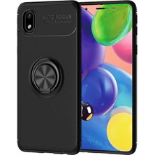 Galaxy A01 Core Kılıf Tknc Ravel Silikon Kapak-Siyah