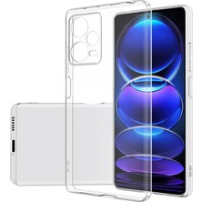 Xiaomi Redmi Note 12 Pro 5g Kılıf Tknc Süper Silikon Kapak-Renksiz