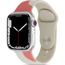 Watch 44MM Krd-62 Uyumlu Kordon Tknc - Rouge Powder