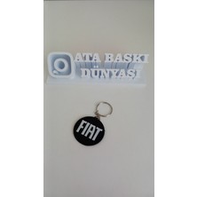 3D Fiat Logo Anahtarlık