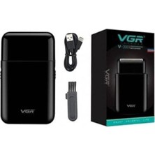 USB Şarjlı Sakal ve Yanak Tıraş Makinesi, Yeşil, V-390