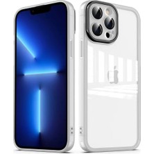 Apple iPhone 12 Pro Kılıf Kamera Korumalı Transparan Tknc Post Kapak-Renksiz