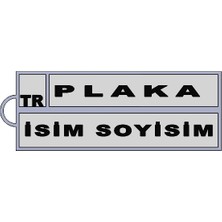 Kişiye Özel Plaka Anahtarlık